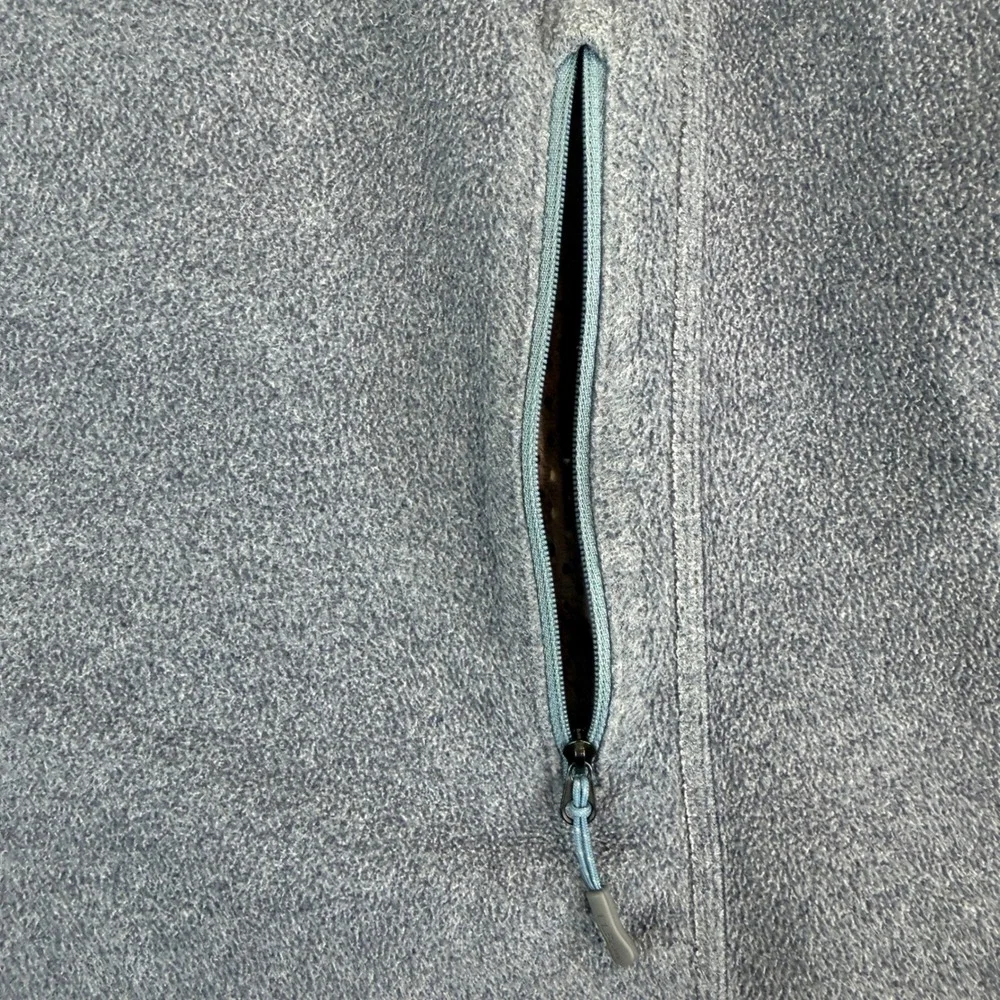 LL‎ Bean Mens Fleece Jacket XXXL REG Grey Full Zip Outdoor Casual Layer